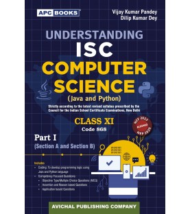 APC Understanding I.S.C. Computer Science (Java with Python)  Class 11 | set Of 2 Books 